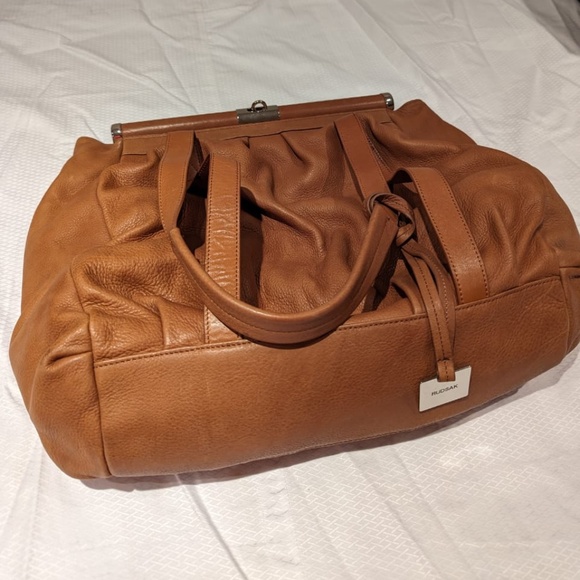 RUDSAK Brown Leather Tote - Picture 1 of 5